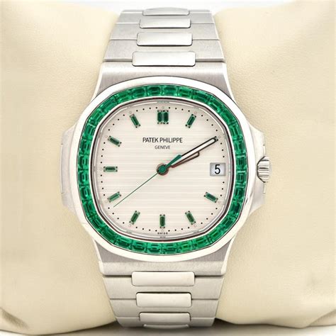 patek philippe emerald price|patek philippe nautilus gold.